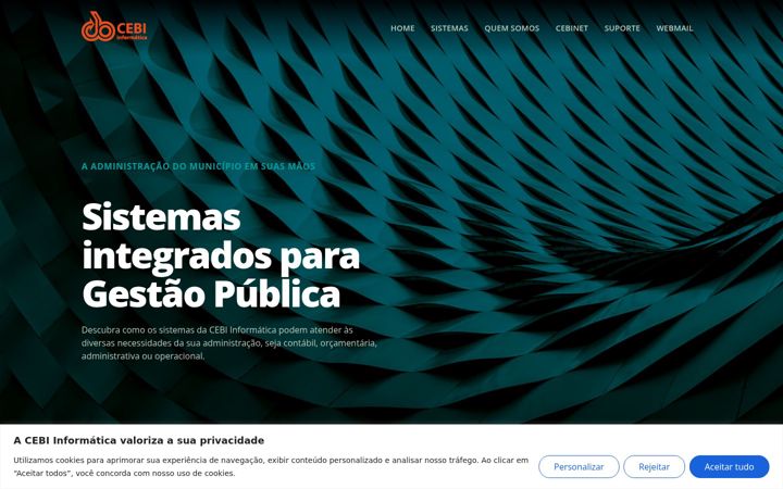 Screenshot of cebi.com.br