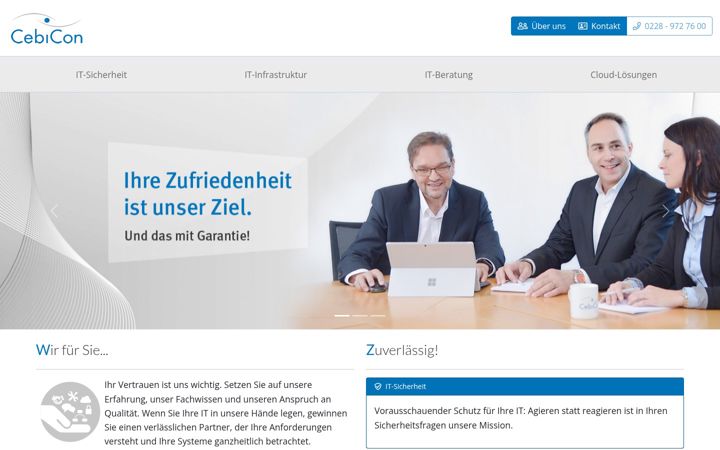 Screenshot of cebicon.com