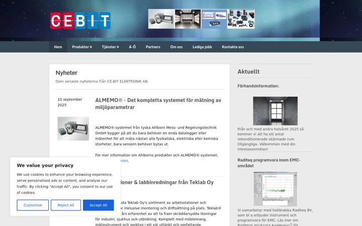 Screenshot of cebit.se