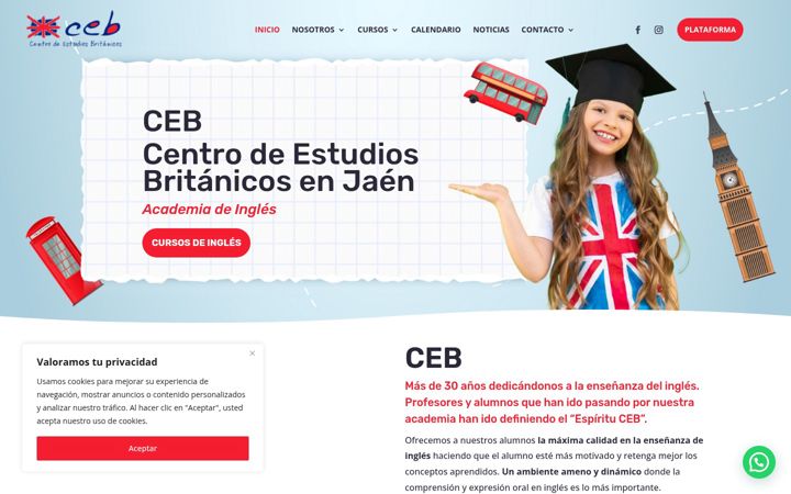 Screenshot of cebjaen.com