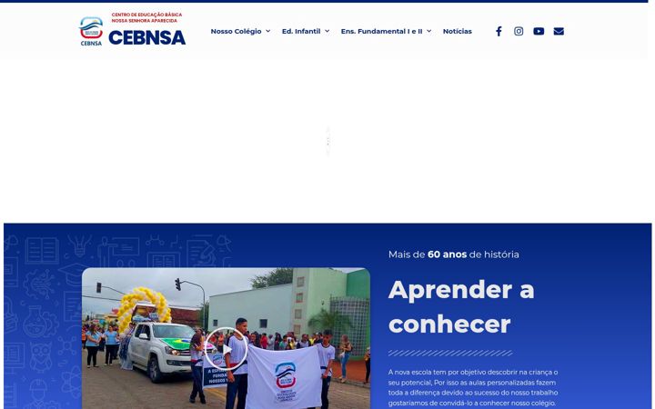Screenshot of cebnsa.com.br