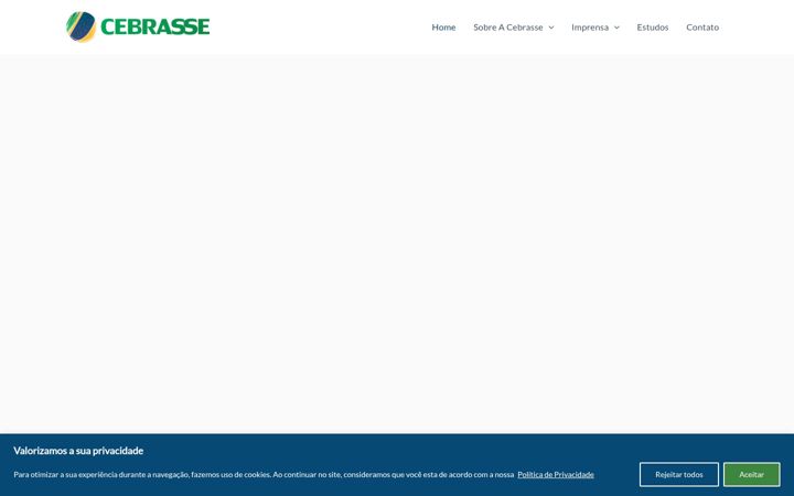 Screenshot stránky cebrasse.org.br