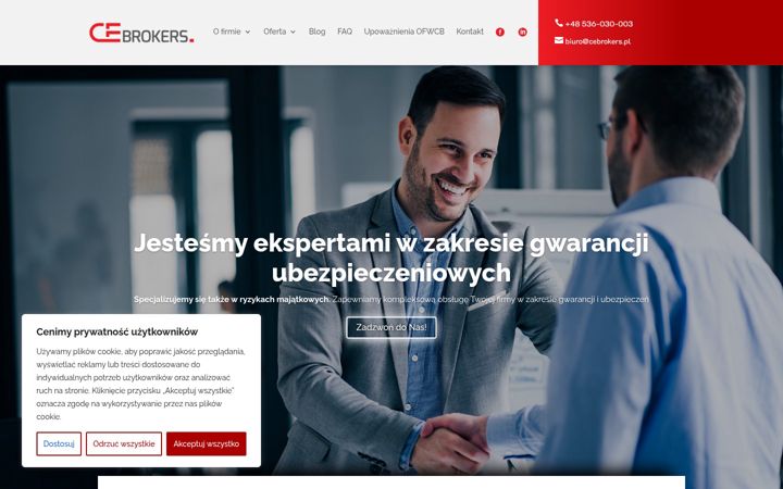 Ekrano kopija cebrokers.pl