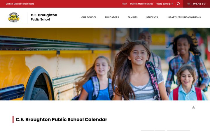 Screenshot of cebroughton-calendar.ddsb.ca