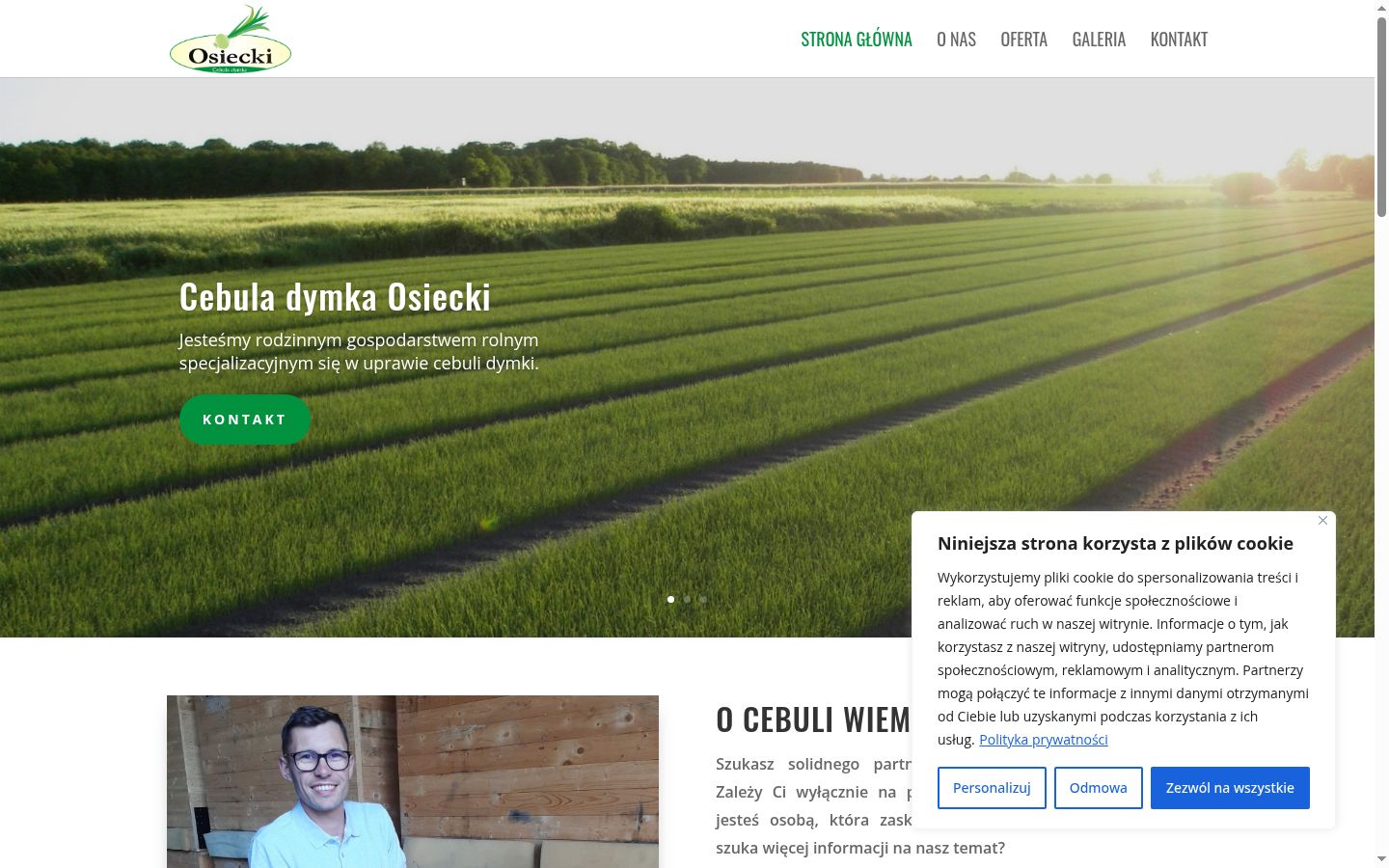 Ekrānuzņēmums ar piekrišanas baneri, kas tika rādīts pirms jebkādas mijiedarbības