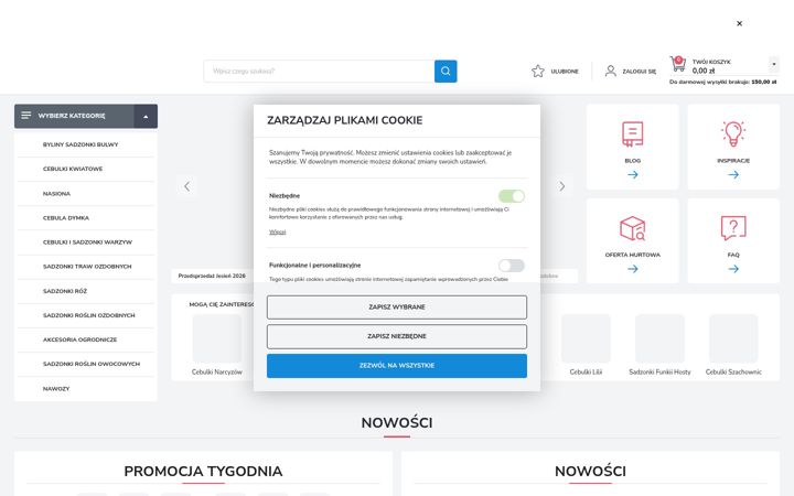 Skjermbilde av cebule-kwiatowe.pl