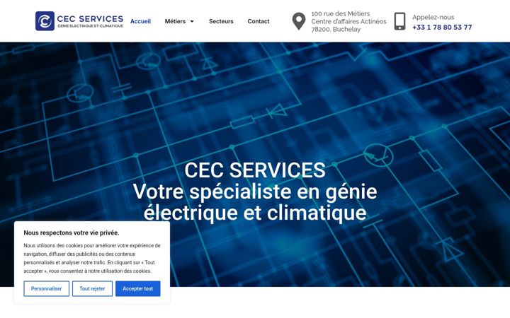 Screenshot von cec-services.fr