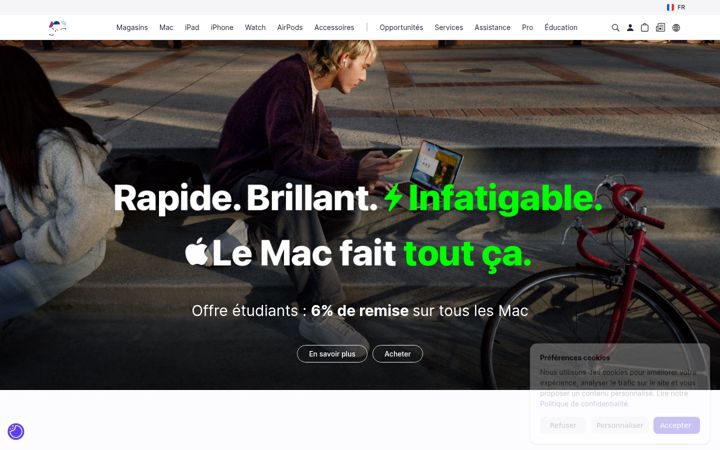 Screenshot of cec.fr