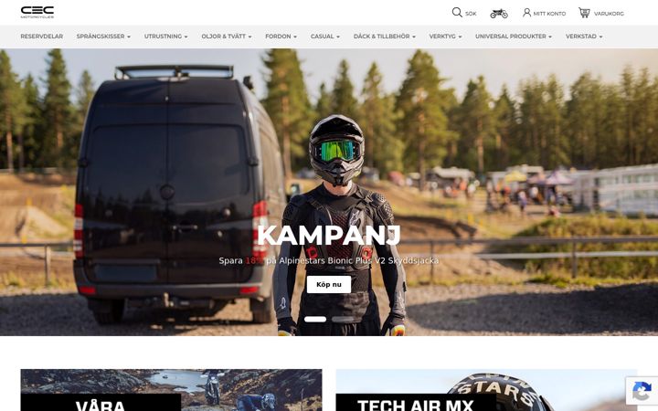 Screenshot of cec.se