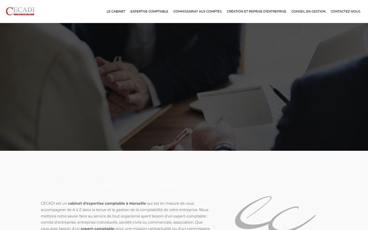 Screenshot of cecadi.fr