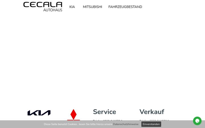Screenshot of cecala.de