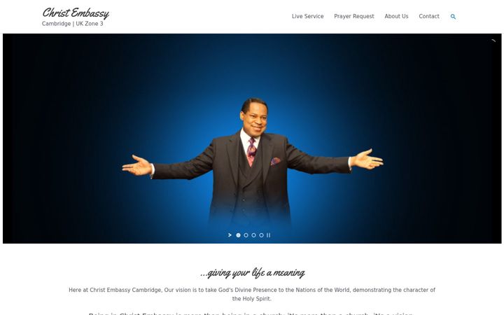 Screenshot of cecambridge.com