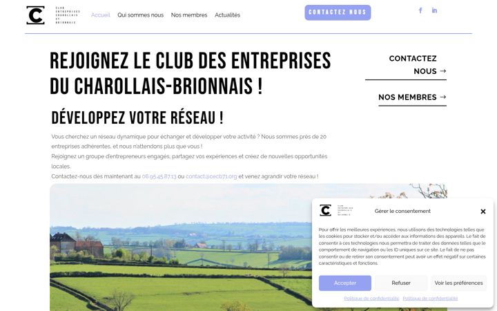 Screenshot of cecb71.org