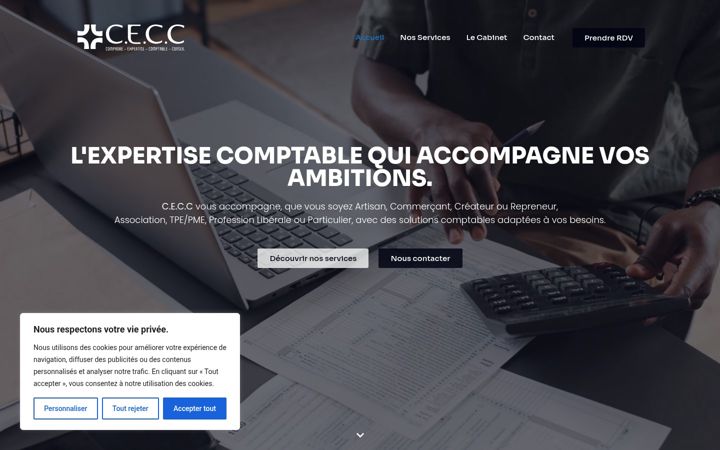Screenshot of cecc-expertises.fr