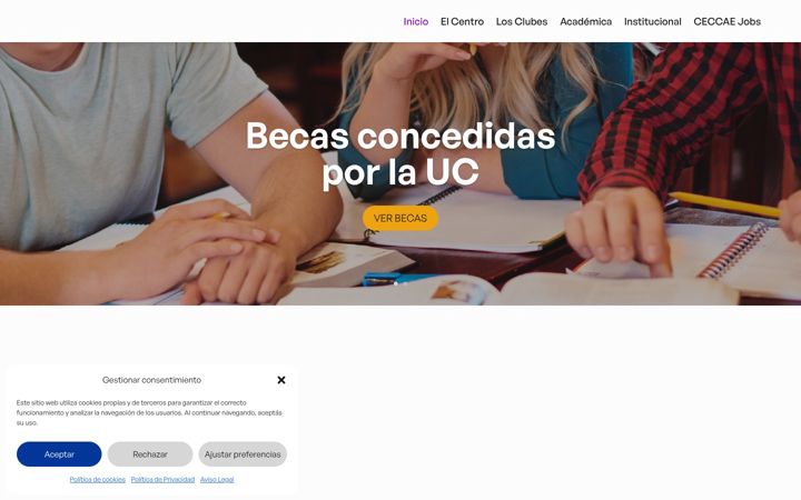 Screenshot of ceccaeuc.com