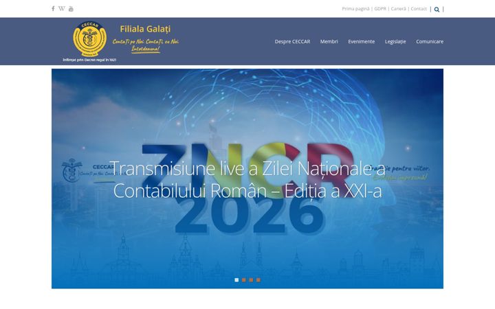 Posnetek zaslona ceccargalati.ro
