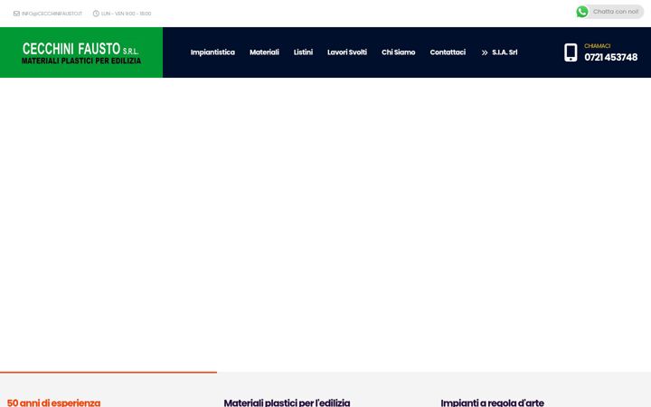 Screenshot of cecchinifausto.it