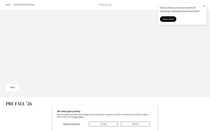 Screenshot of cecelianewyork.com