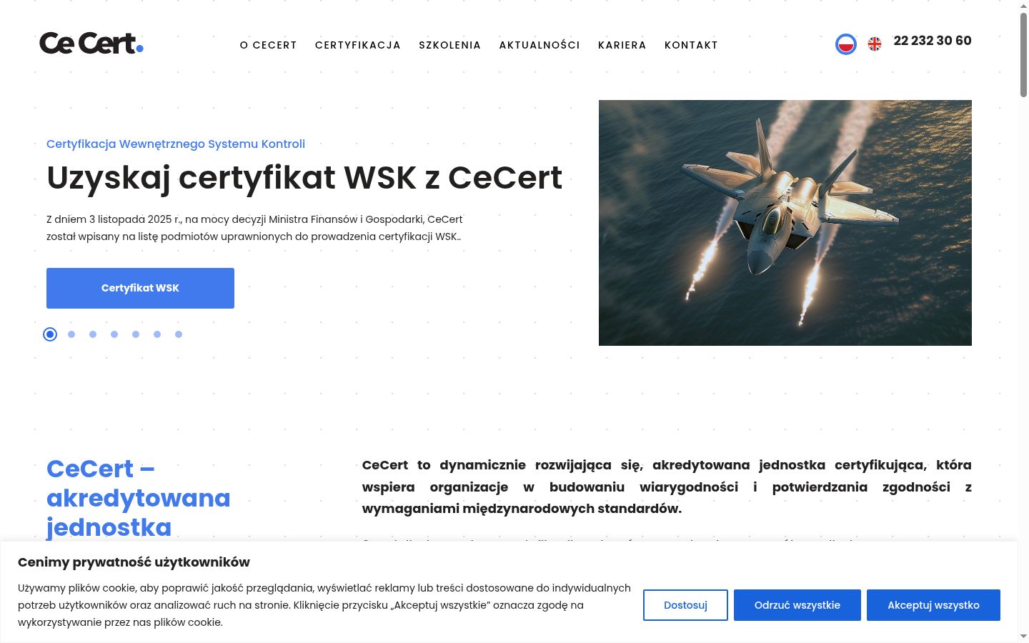 Snímek obrazovky baneru souhlasu zobrazeného před jakoukoli interakcí