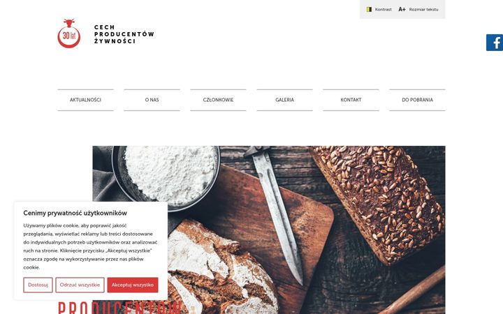 Screenshot of cech-producentow.pl