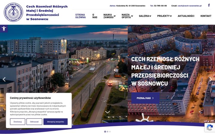 Screenshot of cech-sosnowiec.pl