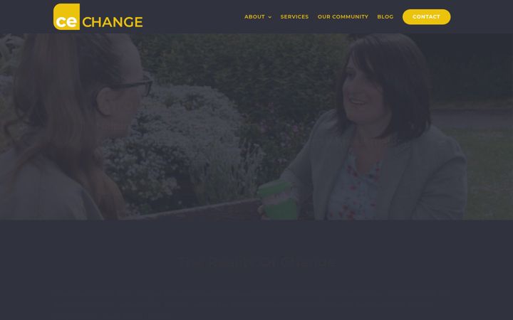 Screenshot of cechange.co.uk