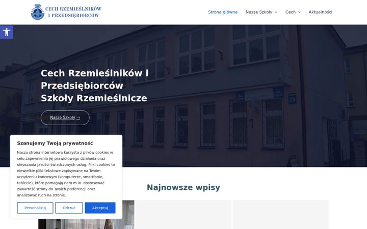 Screenshot ta' cechbialski.com.pl