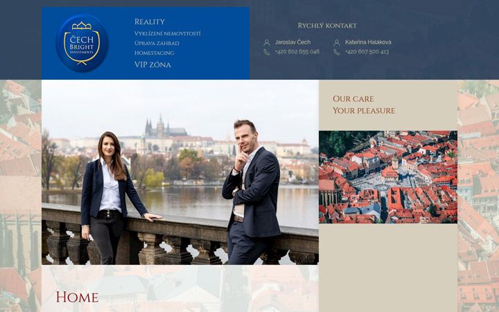 Screenshot of cechbright.com