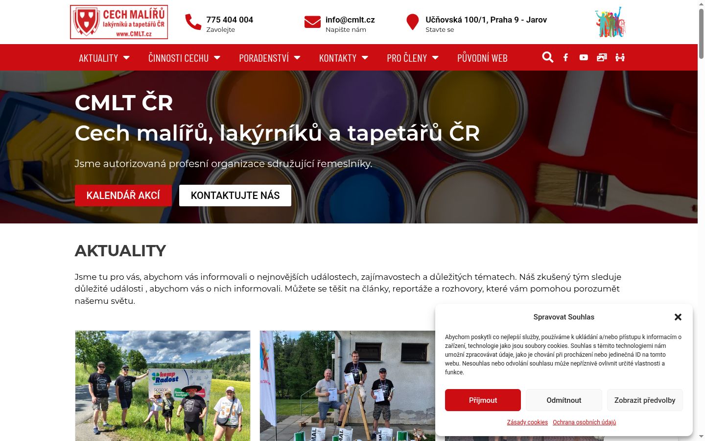 Zrzut ekranu banera zgody wyświetlanego przed jakąkolwiek interakcją