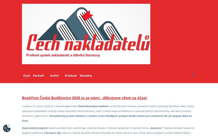 Screenshot of cechnakladatelu.cz