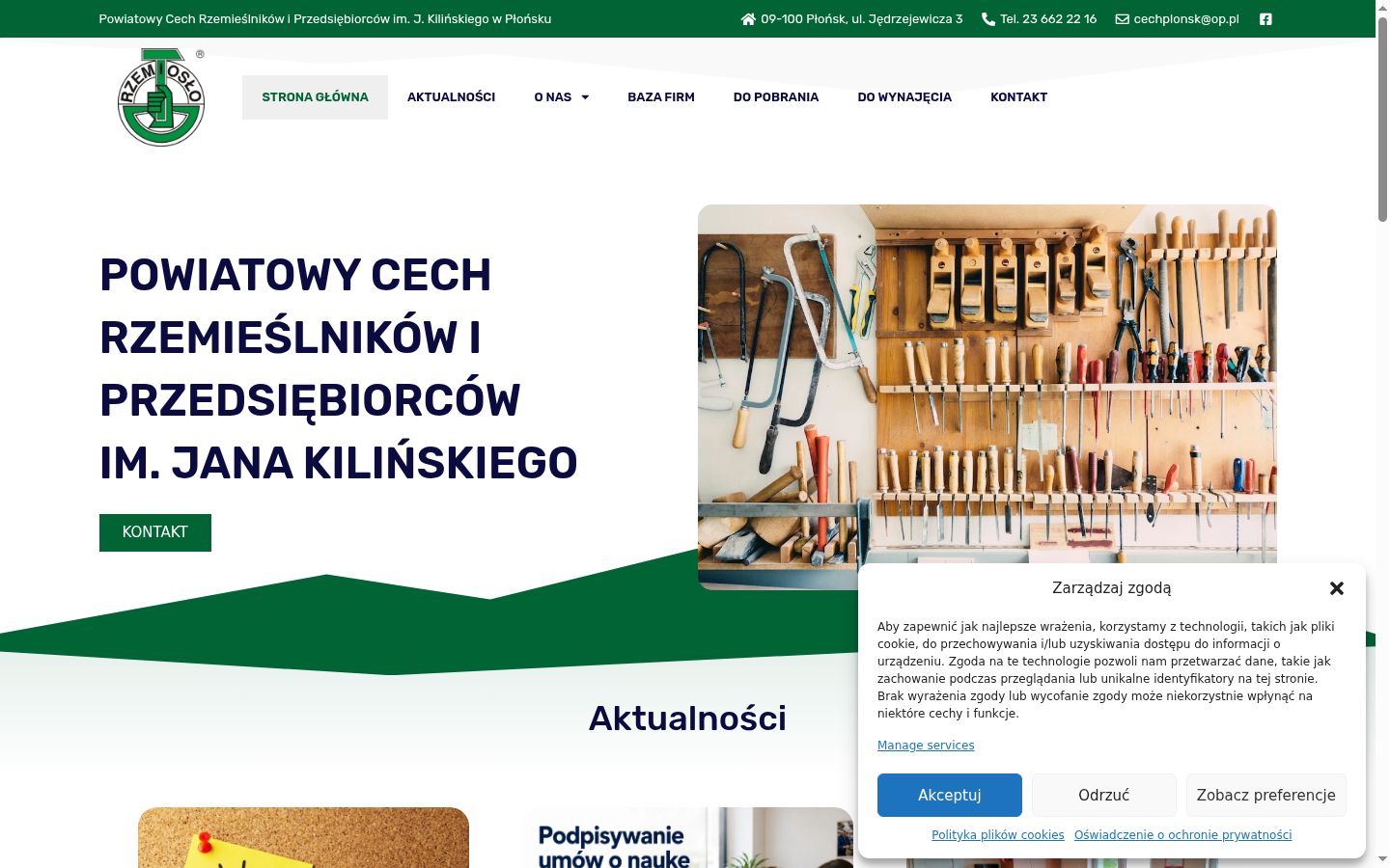 Screenshot tal-banner tal-kunsens muri qabel kwalunkwe interazzjoni
