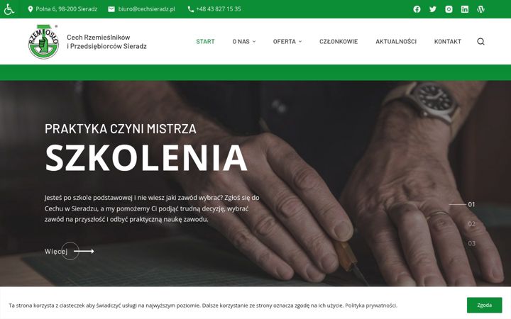 Screenshot of cechsieradz.pl