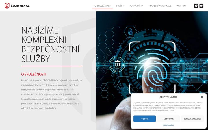 Screenshot of cechymencc.cz