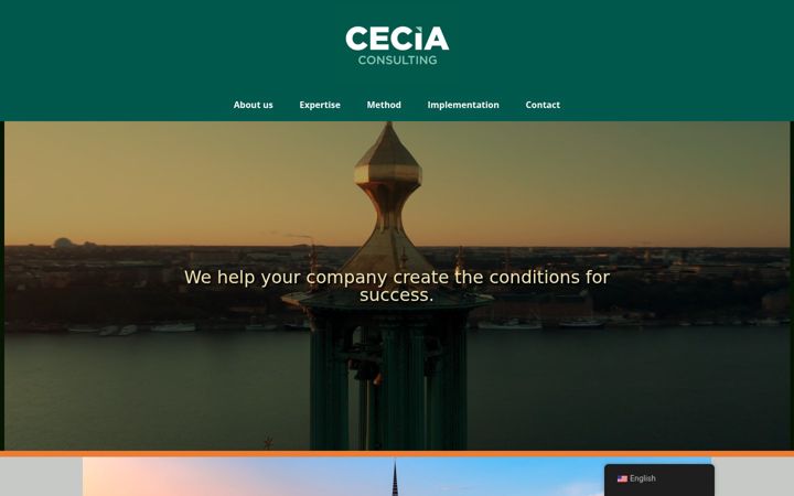 Skærmbillede af cecia.se