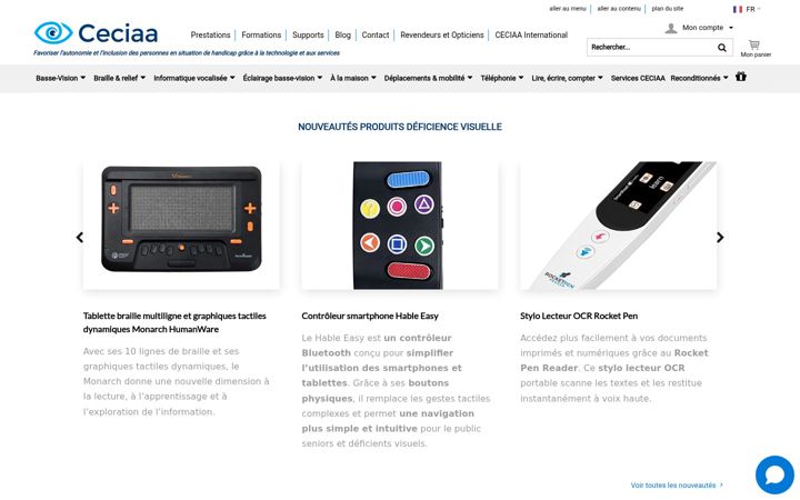 Screenshot of ceciaa.com