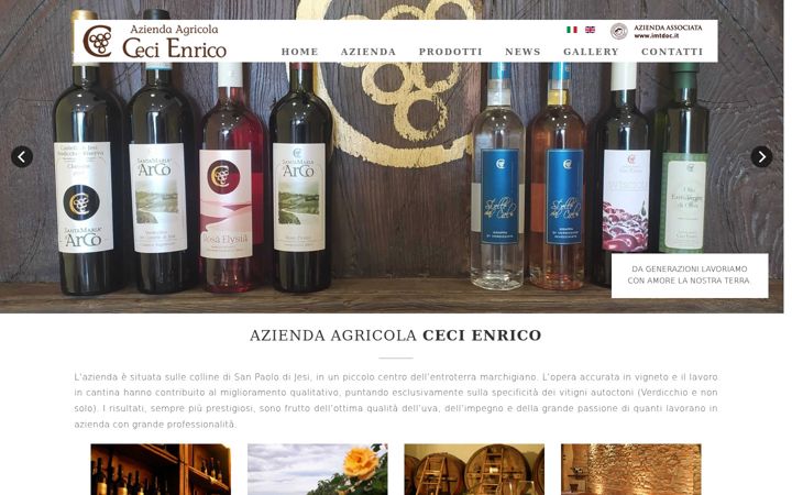 Screenshot of cecienrico.com