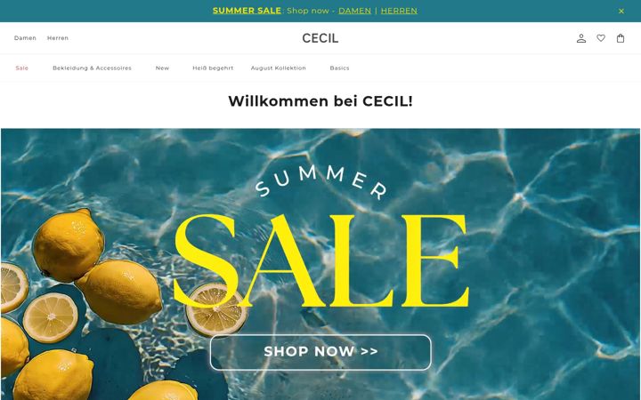Screenshot of cecil.ch