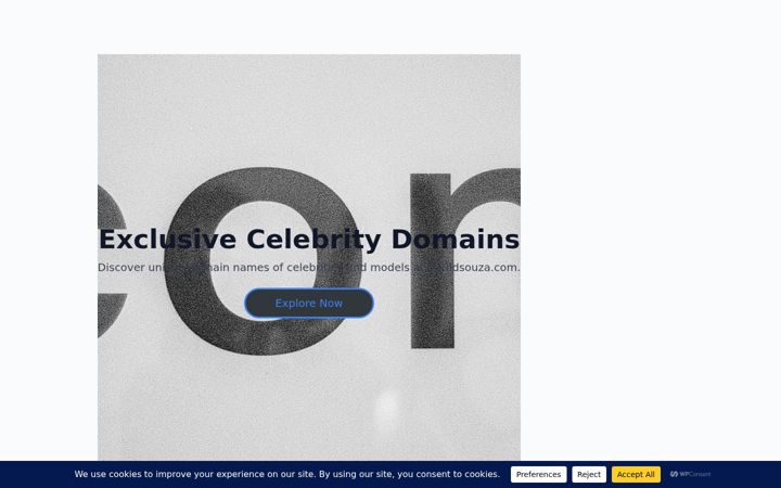 Screenshot of cecildsouza.com