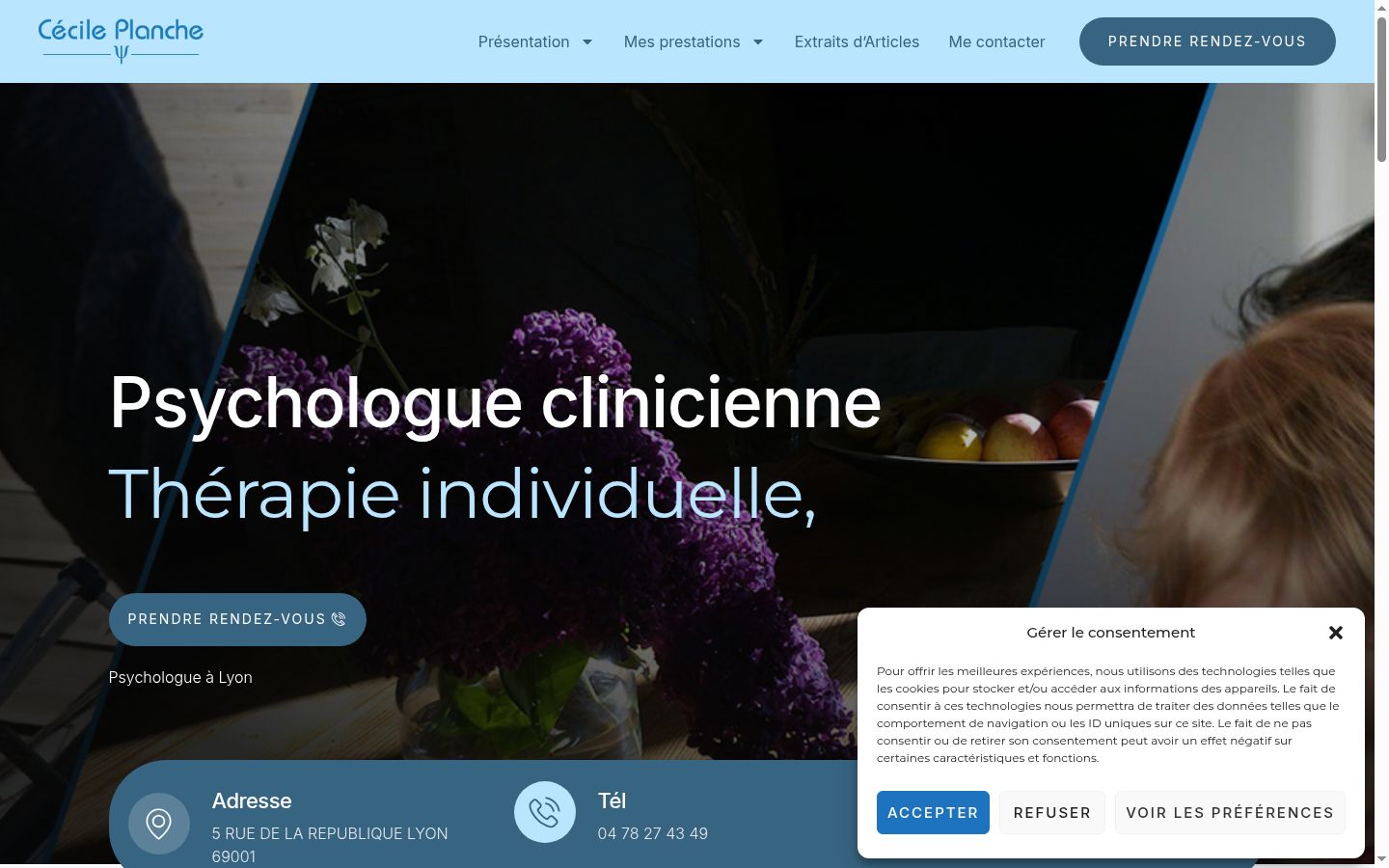 Screenshot tal-banner tal-kunsens muri qabel kwalunkwe interazzjoni