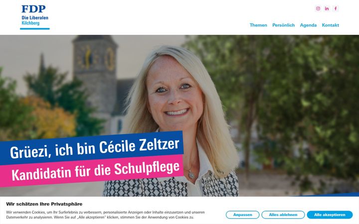 Screenshot of cecile-zeltzer.ch