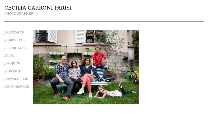 Screenshot of ceciliagarroniparisi.com