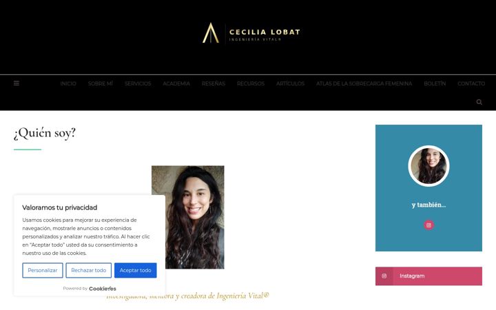 Screenshot of cecilialobato.com