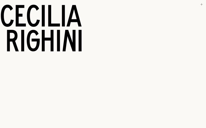Screenshot of ceciliarighini.com