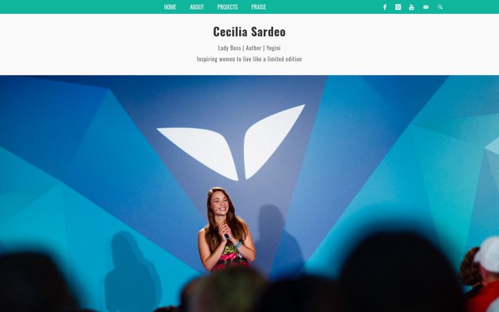 Screenshot of ceciliasardeo.com