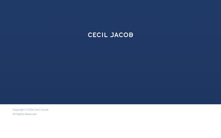 Screenshot of ceciljacob.com