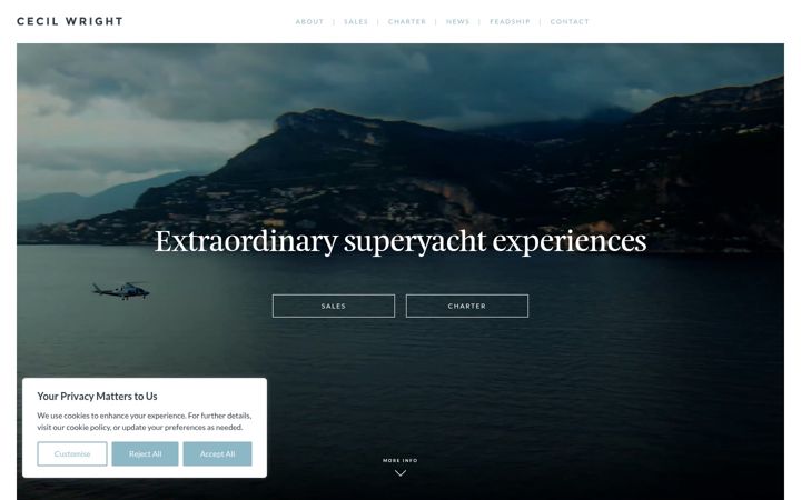 Screenshot of cecilwright.com