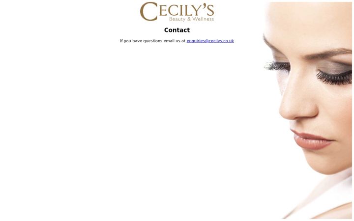 Screenshot of cecilys.co.uk