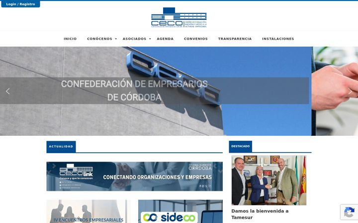 Posnetek zaslona ceco-cordoba.es