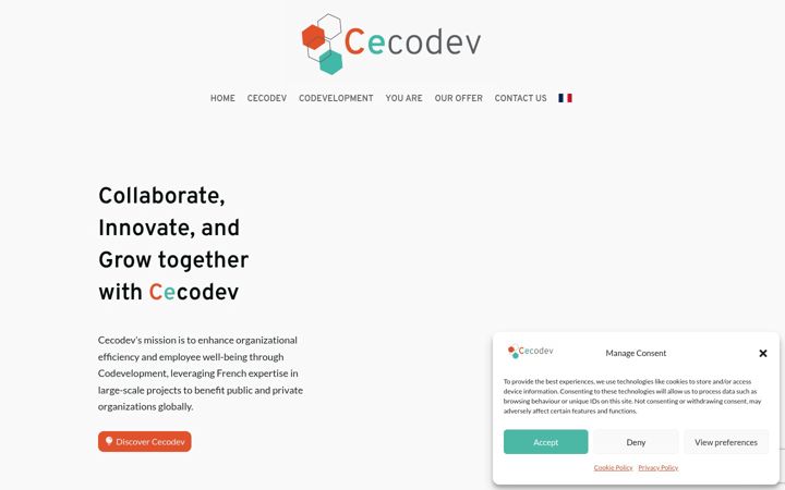 Screenshot of cecodev.com