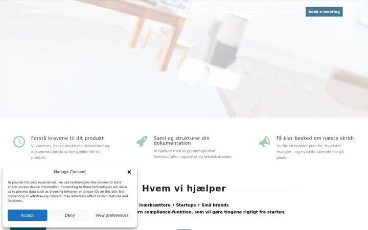 Screenshot of cecomply.com